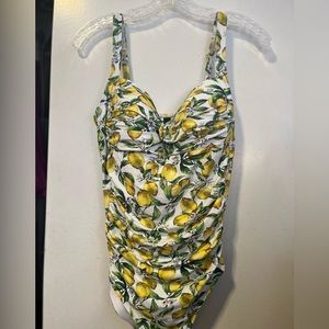 COPY - Multi fit cup one piece swimsuit with lemon print with it 🍋 new without …